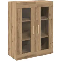 vidaXL Bovenkast 69,5x34x90 cm artisanaal eikenkleurig