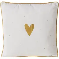 Boltze - Sierkussen met metallic bies DILARA, 45 x 45 cm