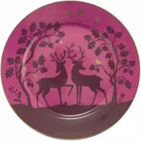 Pip studio Bord Home Plate Pips Deerest Darling Pink 17cm (Set van 6)