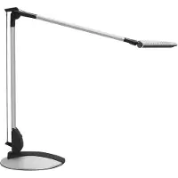 MAUL LED-bureaulamp MAULoptimus, dimbaar, alu / grijs / zink, Werkkamer / Kantoor, Aluminium, Modern, LED bureaulamp