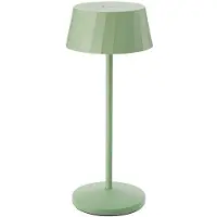 Sigor Accu-tafellamp Facetta, 222mm, saliegroen, 1,3W, FlexMood, 2200K/2700K, IP44, 190lm, Ra80, USB-C