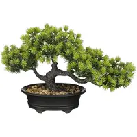 Mica Decorations Kunstplant Bonsai Groen 33 x 13 x 21 cm