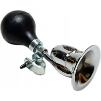 Oxcyon fietstoeter OXC Bugle 22 x 7,5 cm chroom zilver/zwart
