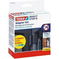 TESA 55419-00001-00: adapter voor vliegenhorren, aluminium, vouwbaar, voor deuren, antraciet