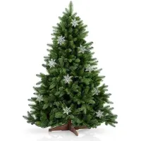 Juskys Kunstkerstboom - 220 cm - groen – maat XL - Realistisch