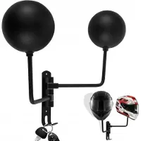 PDS Dubbele Motorhelm Muurbeugel met Haken - 180° Draaibaar