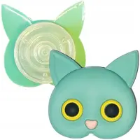 GSM Hurt Merkloos 3D Kattenpoot Telefoonhouder - Zelfklevend, Mintgroen