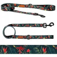 Ukory Hondenlijn Klassiek 180cm Jungle Print - Kleine Hond tot 6kg