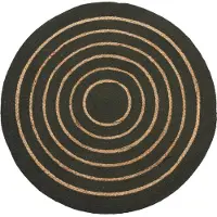 HOME & Styling collection Home Styling Collection - Vloerkleed - Ronde katoenen tapijt, Ø 90 cm