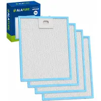 Alapure 4x Metaalfilter voor AEG 4055081220 300x253x8mm