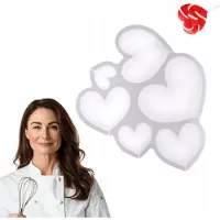 Eurobatt Siliconen Vorm Hartjes voor Isomalt Lolly's & Decoraties