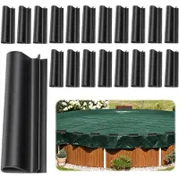 Merkloos Set van 20 Poolcover Klemmen voor Boven Grond Zwembaden
