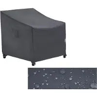 Merkloos Waterdichte Tuinstoelhoezen, UV-Bestendig en Windproof
