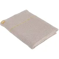 Tendance Serviette de bain 70 x 130 cm 100 % coton nid d'abeille taupe
