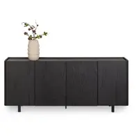 Bommel Wonen Dressoir Tulsa - 180 cm - Eiken Zwart