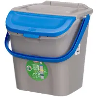 Stefanplast - Prullenbak - Afvalscheidingscontainer, 28 l - blauw