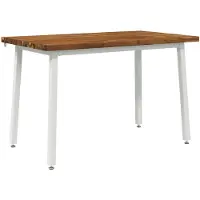 vidaXL Vierkante Eettafel 120 x 70 x 75 cm Massief Acacia Hout