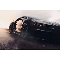 Karo-art 520cm X 318cm - Fotobehang - Sportauto in de woestijn, in 11 maten te koop, inclusief behanglijm