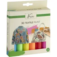 Creative Craft Group Nassau 3D Textielverf Set - 6st.