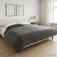 vidaXL Gewogen Dekentje Antraciet 200 x 225 cm 13 kg 100% Katoen 205T