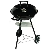 Floraland Koolgrill met rooster, plank en wielen, inclusief deksel
