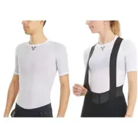 LeBram Training uniseks shirt met korte mouwen, wit