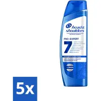 Head & shoulders - Shampoo - Pro-Expert 7 - Tegen roos - 250 ml - Voordeelverpakking - 5 stuks