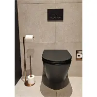 Wiesbaden Toiletbutler Alonzo Vrijstaand Geborsteld Brons Koper