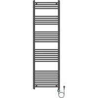 SaniGoods Bergara digitaal programmeerbare radiator 1000W zwart mat 180x50cm