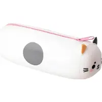 Sans marque Etui - Adoramals Cat - Siliconen Potloodetui - 19x6x5,5cm