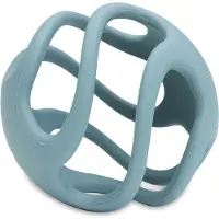 Jollein Baby Bijtring Bal Siliconen - Ø 9.5cm - Sea green