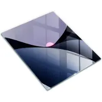 Wallfluent Glazen Snijplanken - Abstracte Vormen Snijplanken Glas - 30 cm x 40 cm - Paars Snijplanken van Glas - Glazen Keukenplank - Design Glazen Snijplank Keuken - Antislip Glazen Serveerplank