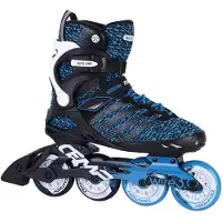 Tempish Wire 3.0 84 Skeelers - 4x84mm Wielen - Fitness Inline Skates - Zwart Blauw - Maat 39