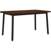 vidaXL Vierkante Eettafel 140 x 70 x 75 cm Massief Acacia Hout