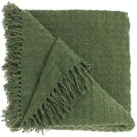 Unique living - Plaid Verlin Winter Green -130x180cm