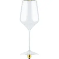 Segula LED lamp Drijvende Rosé Wijn, E27, 5 W 922 dimbaar E27 5W Floating Wine,, helder / transparant, Glas, E27 LED-lamp