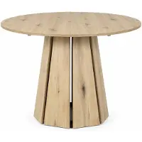 MargaretHadas24 Margaret Hadas24 ALICE Eettafel 180 x 100 x 76,8 cm. Ovaal vormige eettafel met uitschuifbare functie en een modern kolomvoet, ambachtelijk