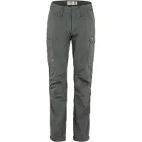 Fjällräven - Women's Kaipak Trousers Curved - Trekkingbroek 46 - Fixed Length, grijs