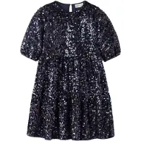 Name it Jurk 'NKFRINOA' navy / donkerblauw / rosa