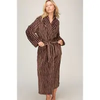 Hunkemoller Badjas van zachte fleece Bruin Dames | Maat: XS/S