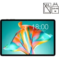 Teclast P30T 10.1 Inch Android 16 Tablet T7250 Octa Core 16 GB (3 GB+13 GB virtueel)+128 GB 120Hz HD 6000 mAh 5GHz WiFi Widevine L1 BT5.0 MicroSD Type-C