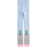 Next - Meisjes - Katoenrijke maillot met kerstmotief - Blauw