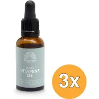 Mattisson 3x Vitamine D3 Baby & Kind 10Mcg Vegan Druppels (25 ml)