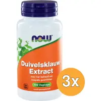 Now 3x Duivelsklauw extract (100 vega capsules)