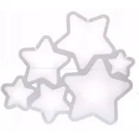 Eurobatt Siliconen mal voor isomalt sterren - decoratie en bakaccessoires