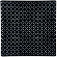 Lubiana Marrakesh Zwart Dessertbord Vierkant 20,5 cm