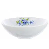 Lubiana Diepe Porseleinen Kom 18cm - 7218 Forget-Me-Not