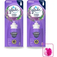 Glade 2 x - Sense & Spray Navulling - Tranquil Lavender & Aloë - 18 ml - Bulkverpakking - Geur - Douchemop - Rust