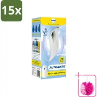 Airpure 15 x - Luchtverfrisser - Freshmatic - Automatische Luchtverfrisser - Continue Geurverspreiding - 1 Luchtverfrisser - Bulkverpakking - Automatische luchtverfrisser - Douchemop - Geur dispenser