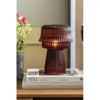 Leitmotiv Cadiz Corded LED Tafellamp | 1x E14 60W | Burgundy red